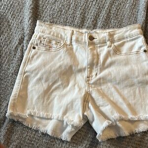 Women's White Denim Shorts